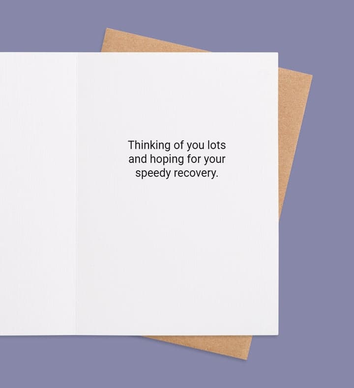 Blooming Healing Wishes inside view