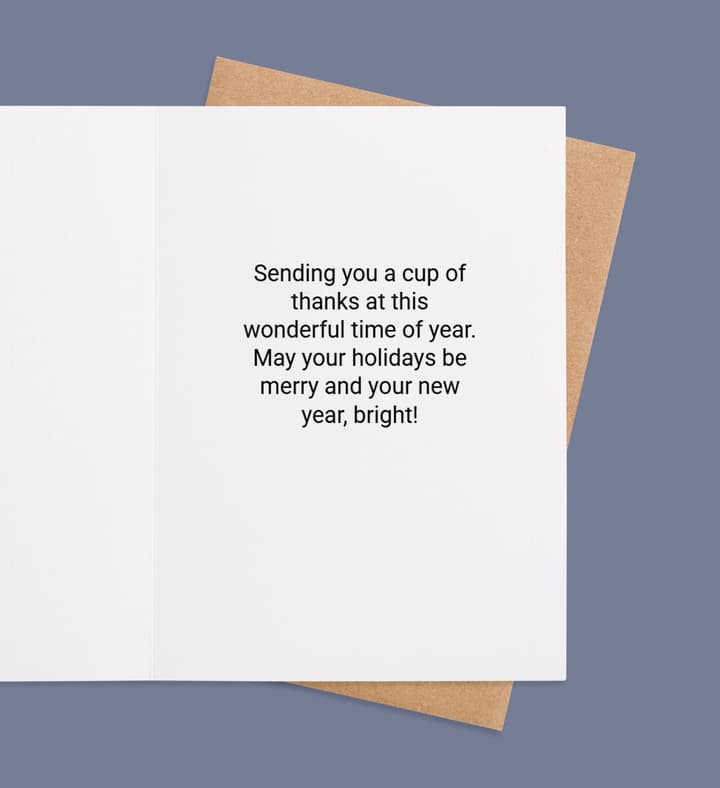 Cup of Gratitude inside view