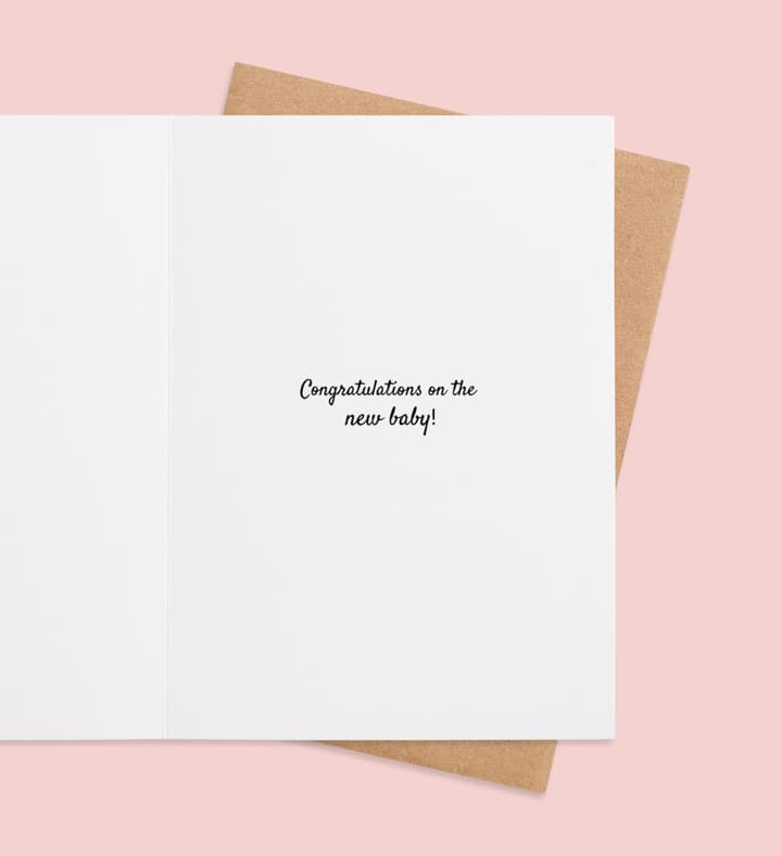 Blooming Bundle Joy  inside view