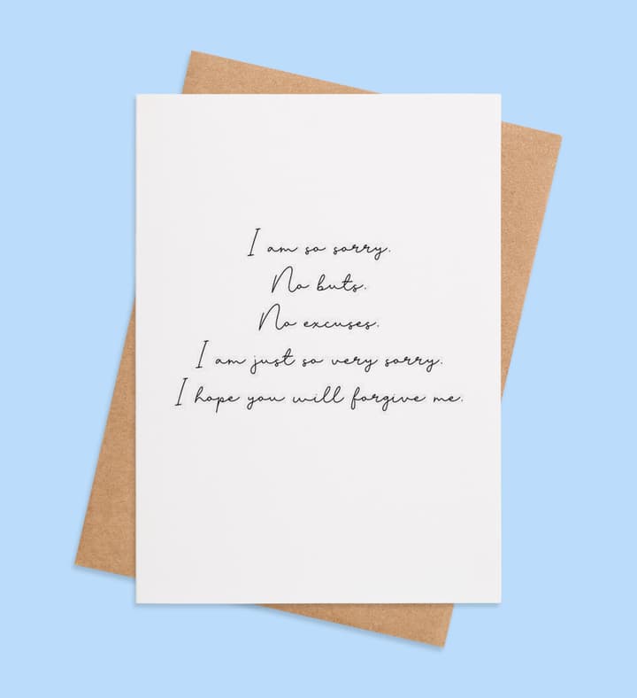 No Excuses, Just Apologies  Image