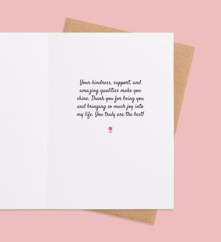 Blossoms Of Gratitude inside view