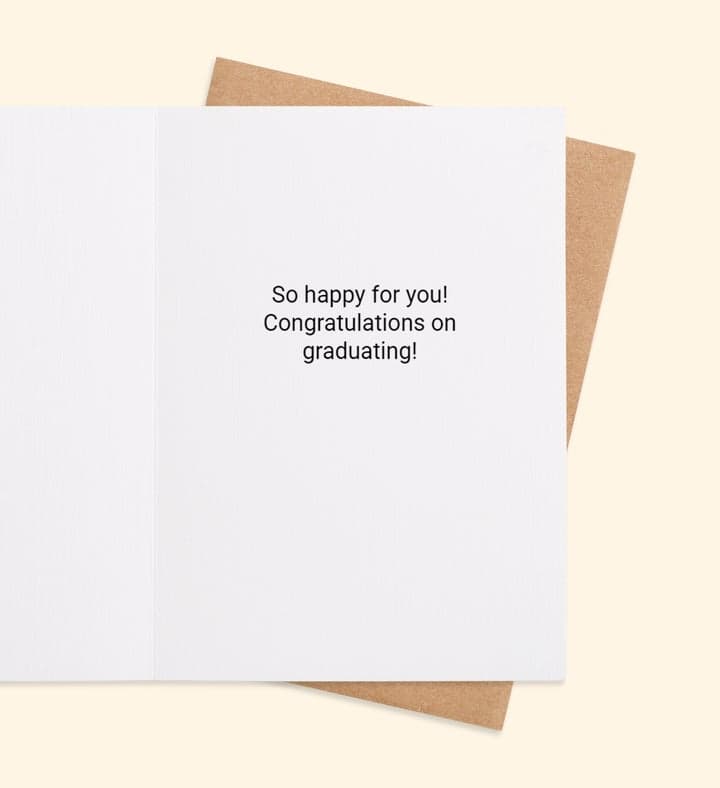 Cheers To You, Graduate! inside view