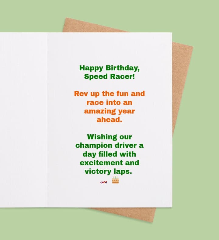 Race To Glory inside view