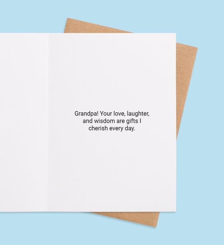 Grand-Champion Grandpa inside view