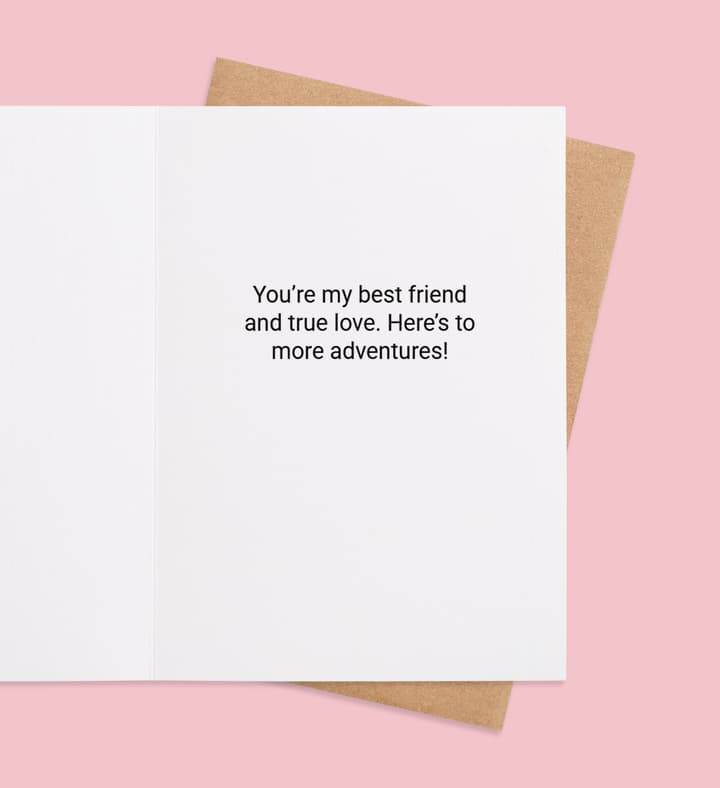 A Little Love Note  inside view