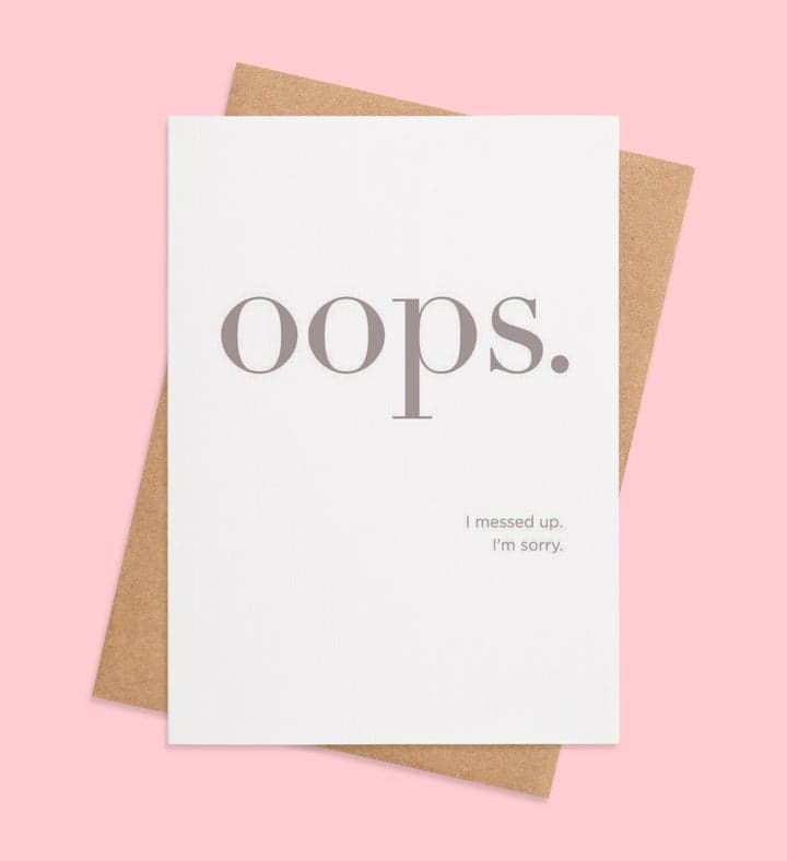 Oopsie Daisy Greeting Card Image