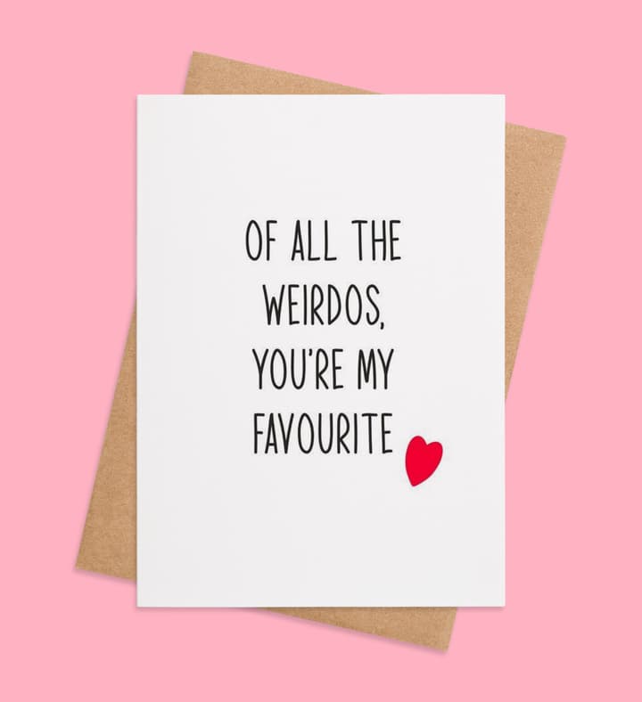 Favourite Weirdo Valentine  Image