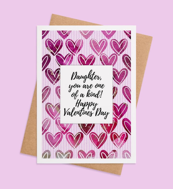 Daughter's Heartfelt Valentine  Image