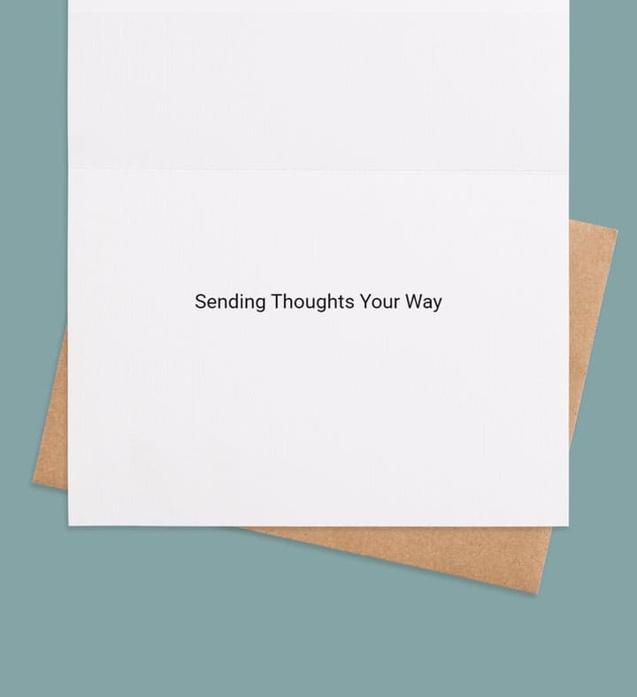 Heartfelt Healing Wishes inside view