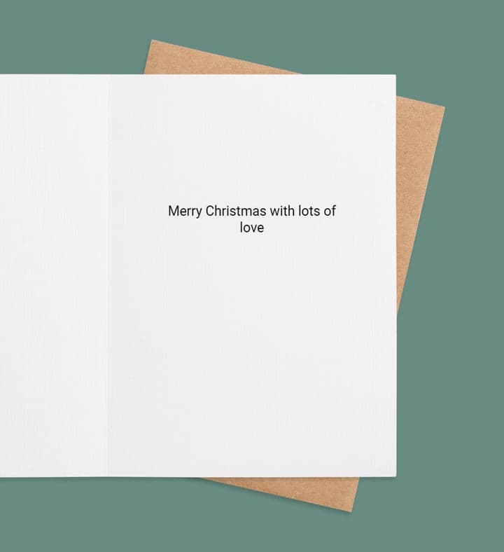 Wreath Of Warm Wishes inside view