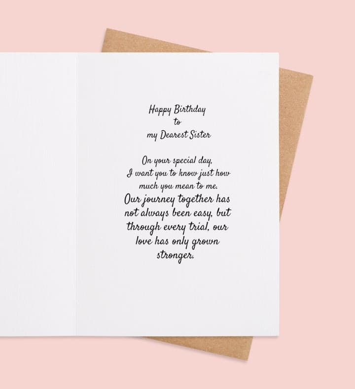 Sisters In Bloom inside view