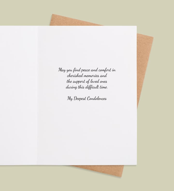 Eternal Grace Bouquet inside view