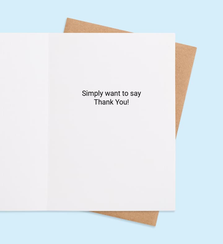 Blooming Thanks  inside view