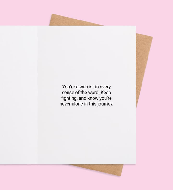 Fierce Petals of Strength  inside view