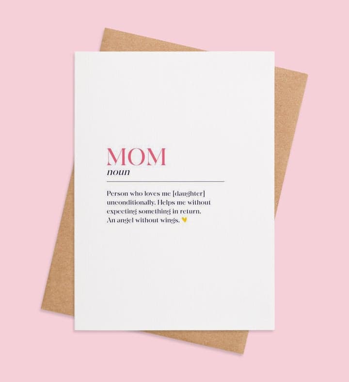 Mom Heartfelt Definition Image