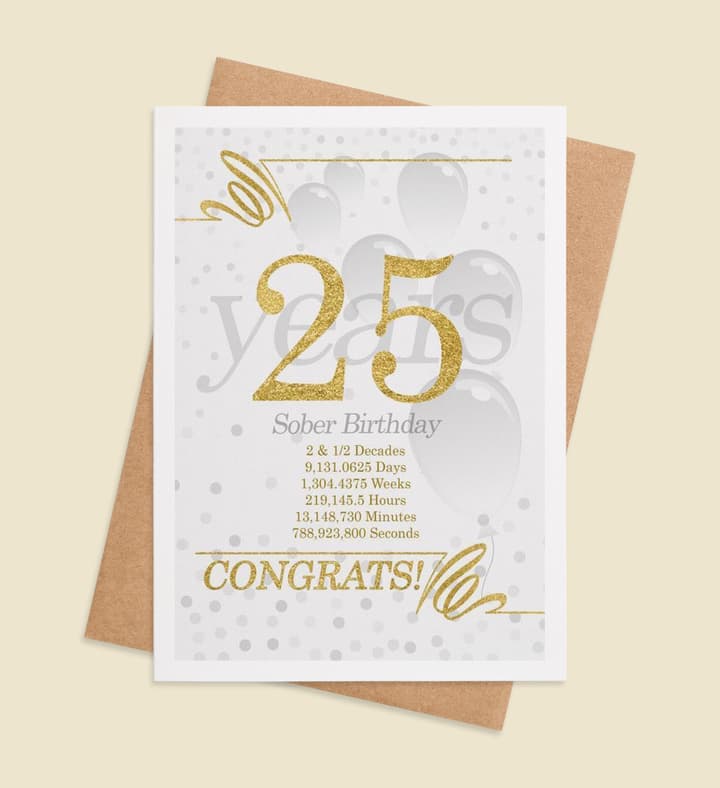 Golden Triumph: 25 Years of Strength & Sobriety Image