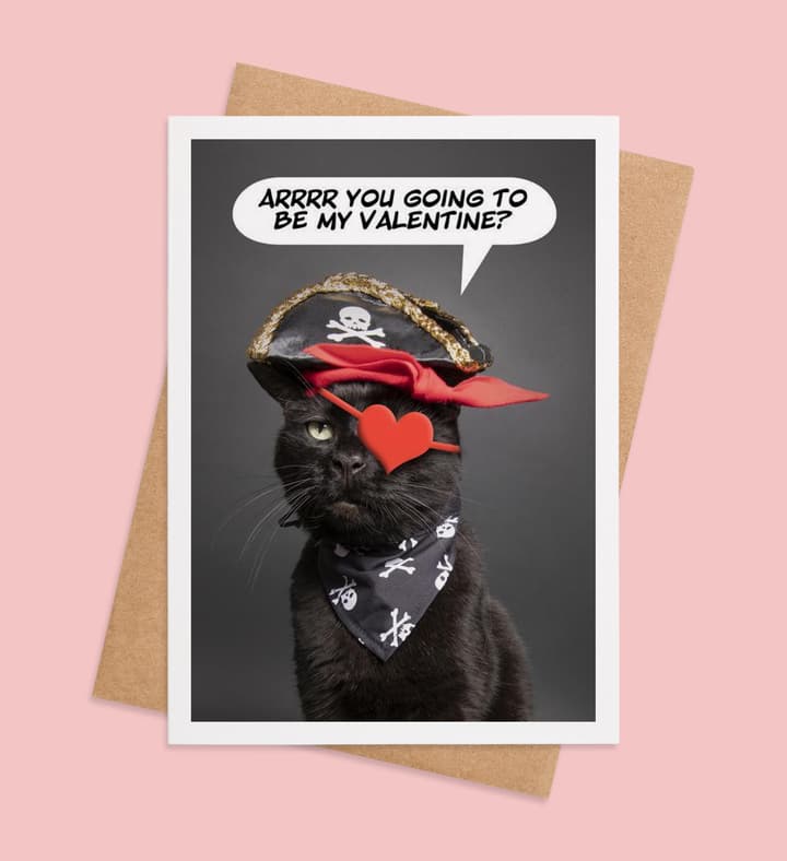 Paws and Plunder Valentine  Image