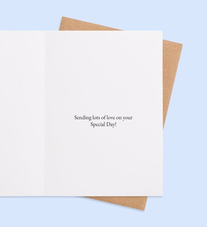 Mom Floral Embrace inside view