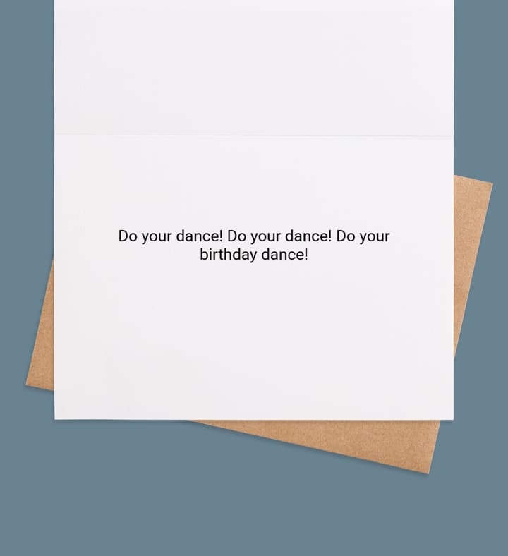 Crown and Polka Dots Celebration inside view