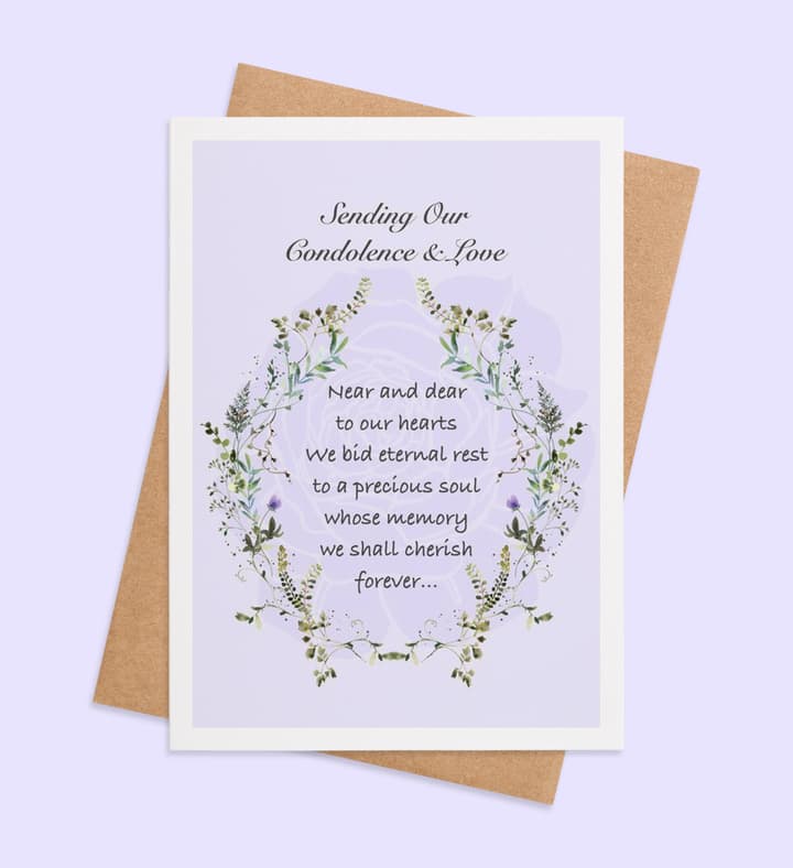 Eternal Rose of Remembrance front view