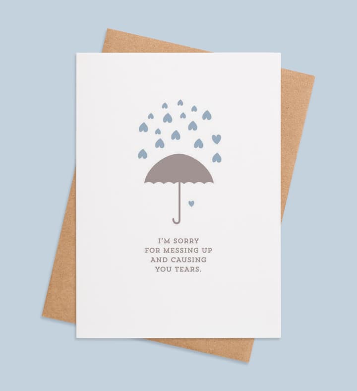 Raindrops of Regret front view