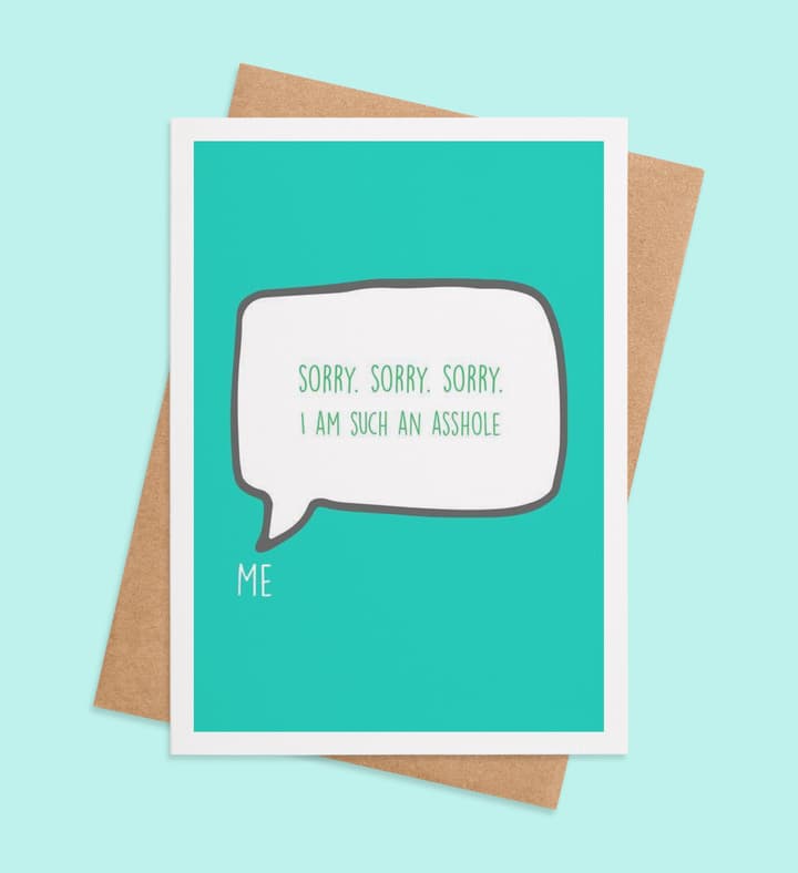 The Sincere Apology front view