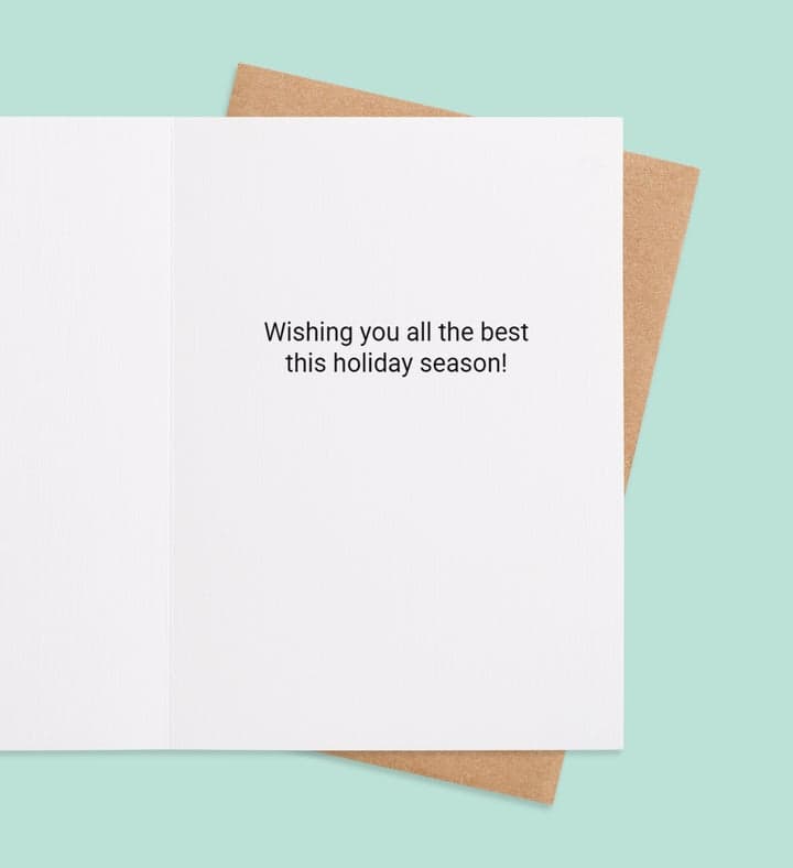 Holly Jolly Memories inside view