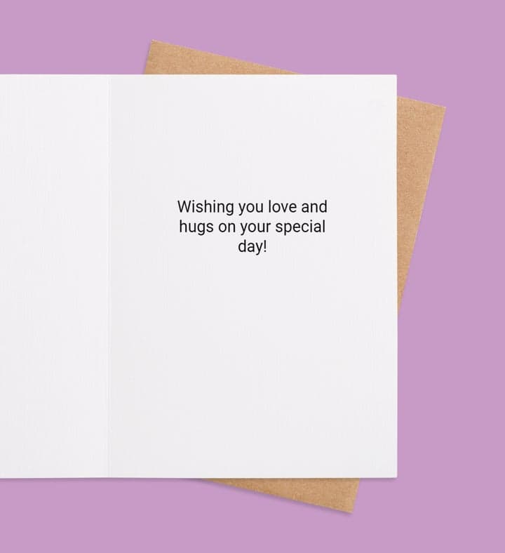 Love Blooms For Mom inside view