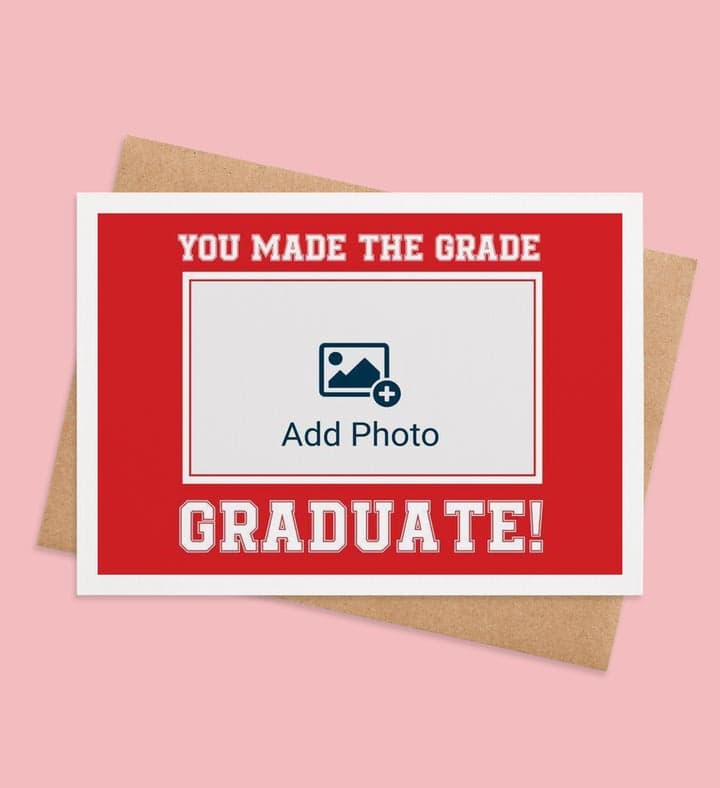 Grade-A Graduate Photo front view