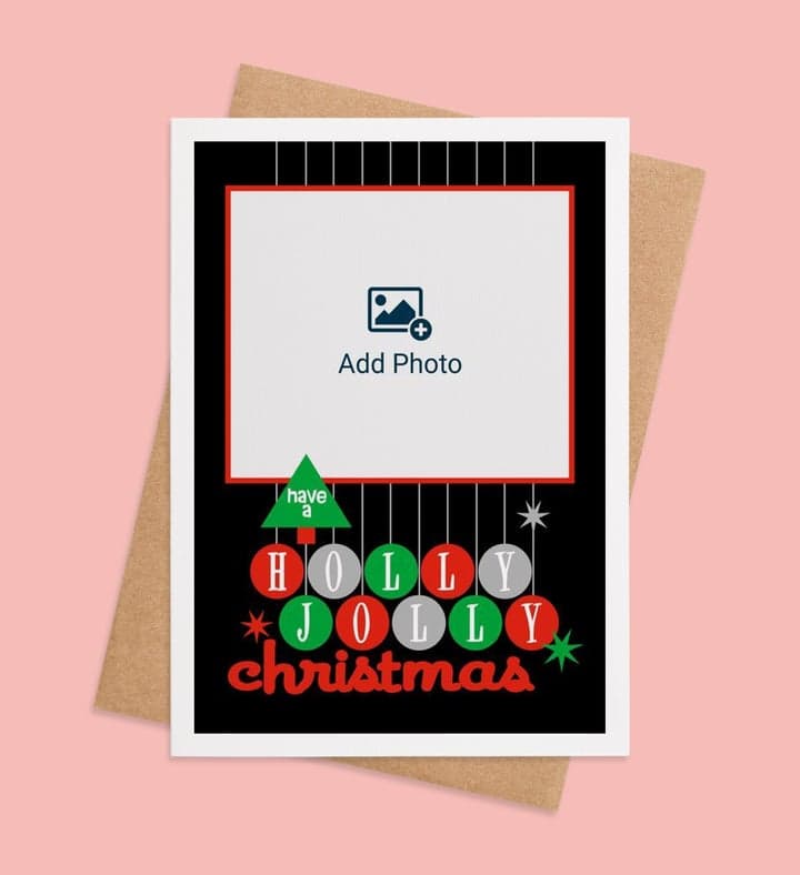 Holly Jolly Memories Photo front view