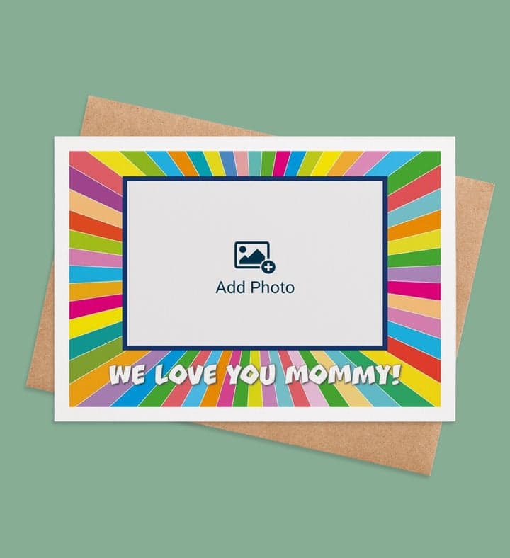 Mommy’S Rainbow Love Photo front view