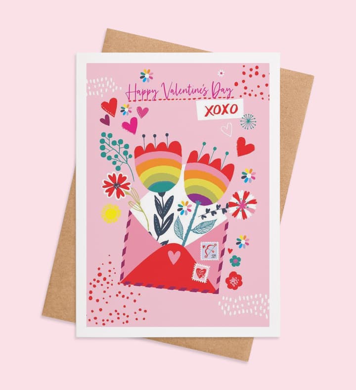 Rainbow Blooms of Love front view