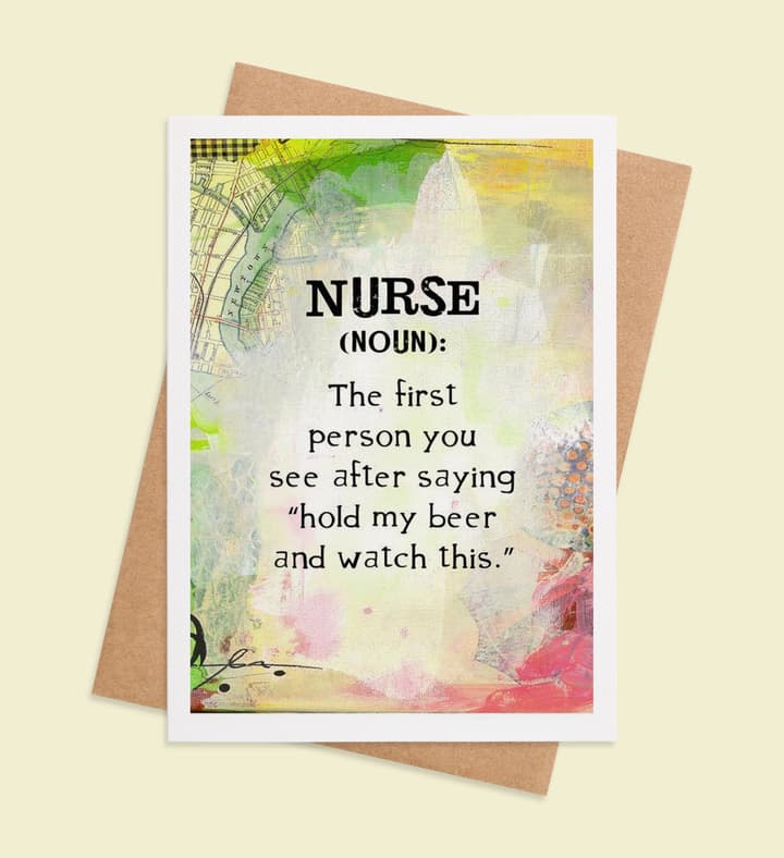 Nurse's Humor Gratitude front view