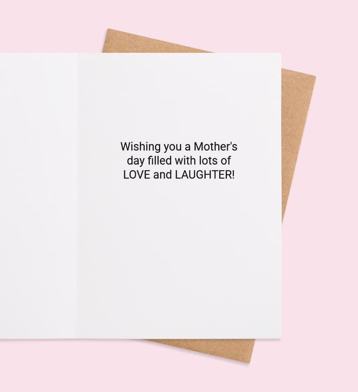 Blooming Love for Mom inside view