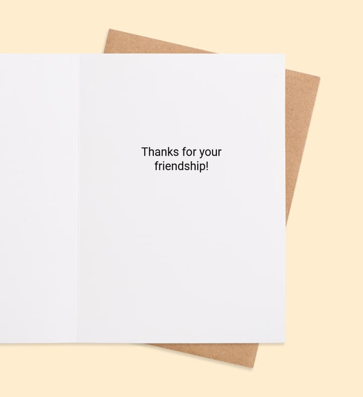 Peachy Gratitude inside view